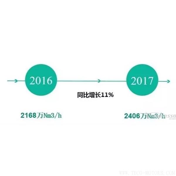 【壓縮機】2017年度中國工業(yè)氣體行業(yè)的三大關鍵詞 行業(yè)資訊 第5張 【壓縮機】2017年度中國工業(yè)氣體行業(yè)的三大關鍵詞 - TECO東元電機 | 變頻器·伺服電機·減速機·電機解決方案