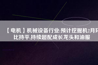 【電機】機械設備行業:預計挖掘機2月環比持平,持續超配成長龍頭和油服 - TECO東元電機 | 變頻器·伺服電機·減速機·電機解決方案