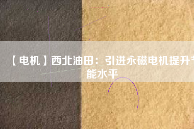 【電機】西北油田：引進永磁電機提升節能水平 - TECO東元電機 | 變頻器·伺服電機·減速機·電機解決方案